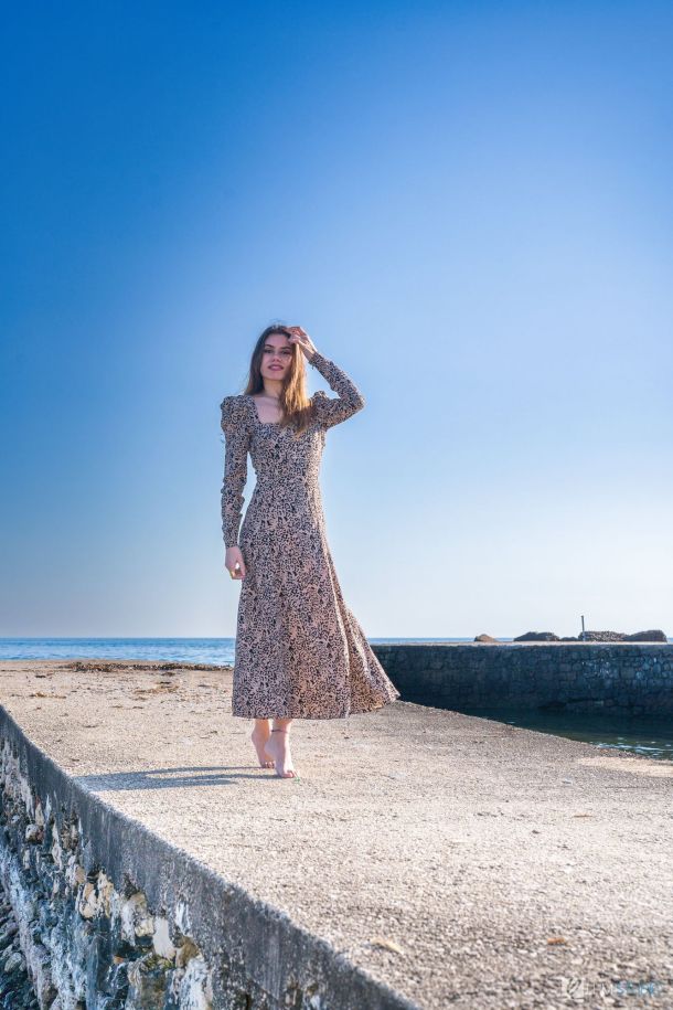 Stefy Cufe modella shooting mare