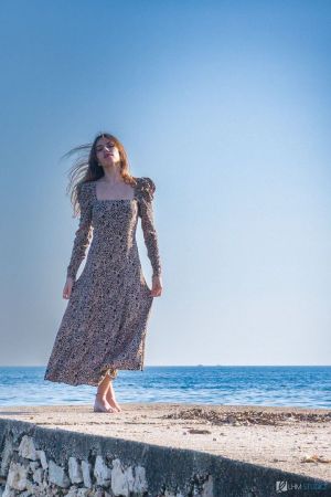 Stefy Cufe modella shooting mare